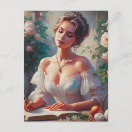 Viktorianische Frau 6 Postkarte