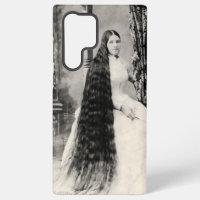 Viktorianische Frau mit langer Haare