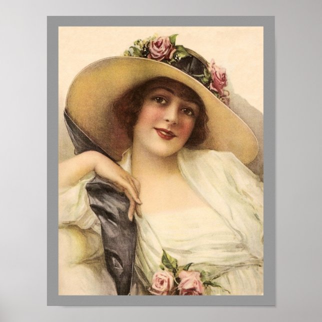 Viktorianische Frau Poster (Vorne)