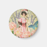 Viktorianische Frauenregal in Rosa