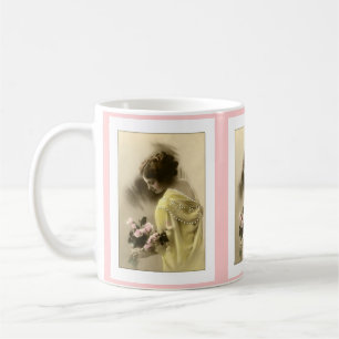 Viktorianische Frauenrosen, romantisch Kaffeetasse