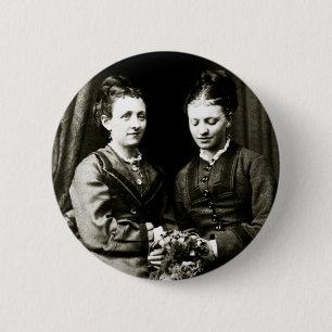 Viktorianische Freundinnen Button