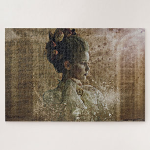 Viktorianische Geister-Lady-in-Waiting Puzzle