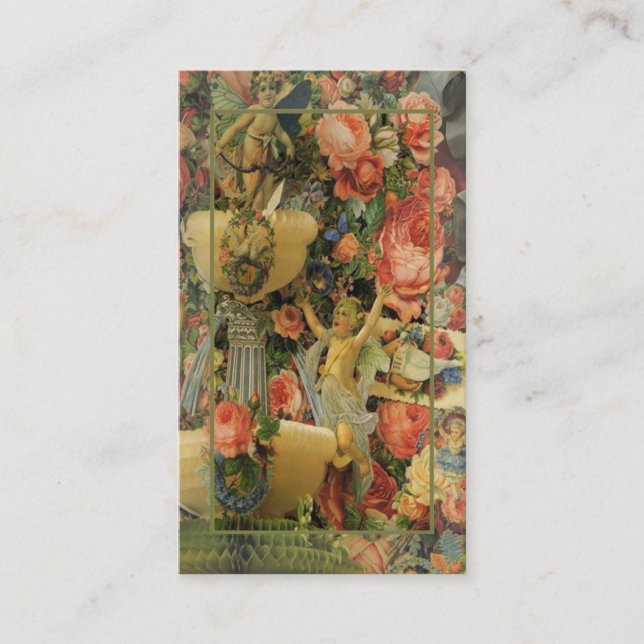 Viktorianische Geschäfts-Karte Visitenkarte (Vorderseite)