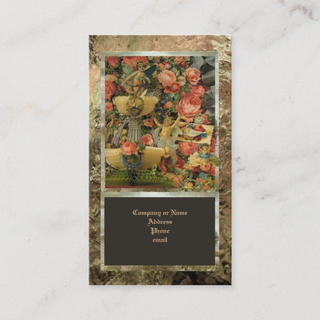 Viktorianische Geschäfts-Karten Visitenkarte (Vorderseite)