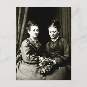 Viktorianische Girlfriends Postkarte
