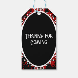 Viktorianische gotische Blutspatter-Vampir-Hochzei Geschenkanhänger