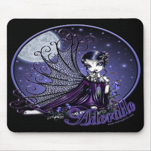 Viktorianische gotische Mond-Fee "Maggy" Mousepad