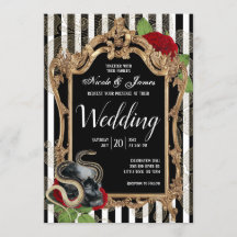 Viktorianische gotische Schwarz-Streifen