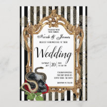 Viktorianische gotische Schwarz-Streifen