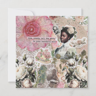 Viktorianische Grußkarte für Afrika