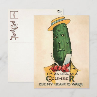 Viktorianische Gurke Postkarte