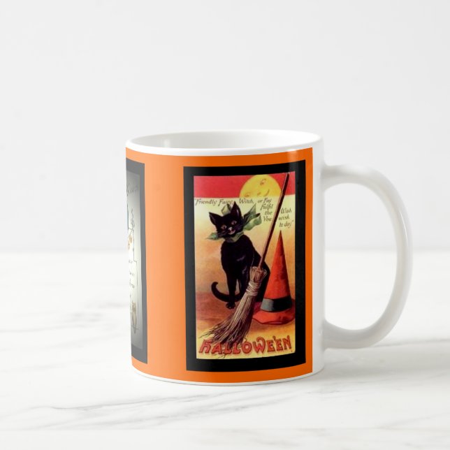 Viktorianische Halloween-Tasse 4 Tasse (Rechts)
