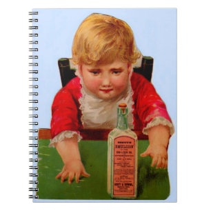 Viktorianische Handelskarte: Schottes Emulsionsgus Notizblock