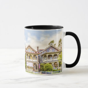 Viktorianische Haus-Reihen-Tasse Tasse