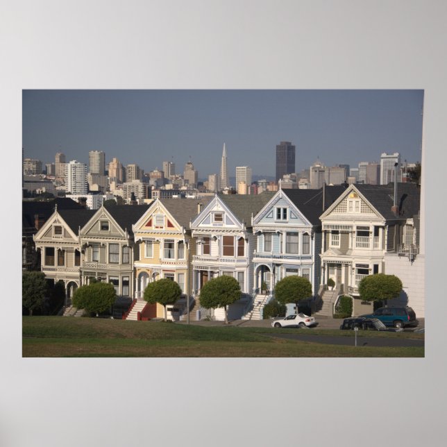 Viktorianische Häuser Poster (Vorne)