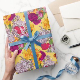 Viktorianische Herzen und Blume Geschenkwrap Geschenkpapier