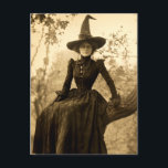 Viktorianische Hexe Sepia Portrait Stil 8 Postkarte<br><div class="desc">In diesem sepia-Foto-Portrait steht die Viktorianische Hexe als zeitloses Symbol für Power,  Weisheit und den anhaltenden Reiz der arkanen Künste.</div>