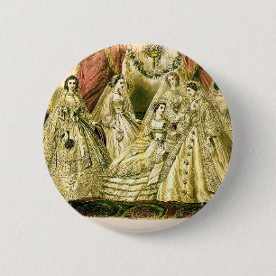 Viktorianische Hochzeit Button