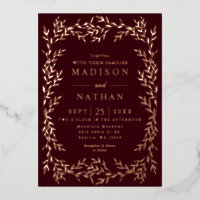 Viktorianische Hochzeit mit Floral Gold