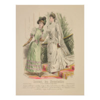 Viktorianische Hochzeit Vintage Französische Modew