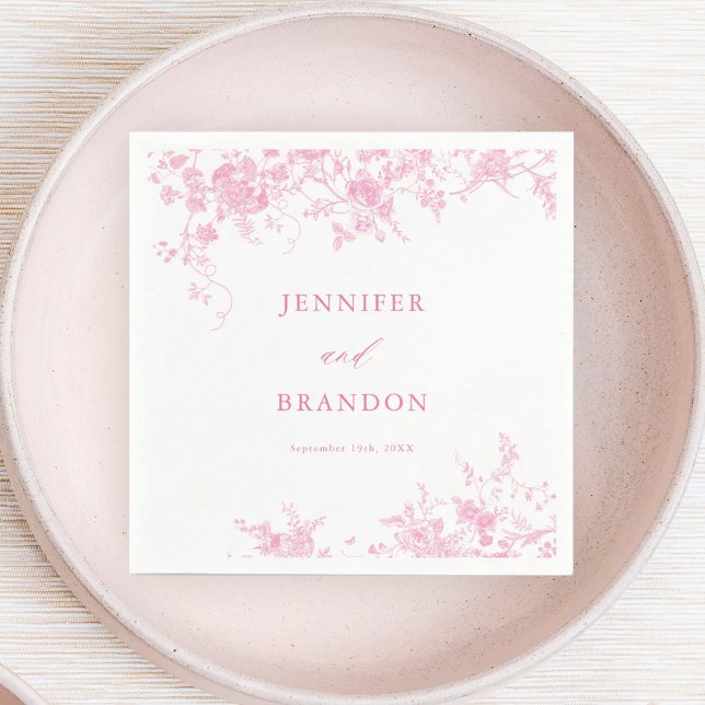 Viktorianische Hochzeit von Napkins in französisch Serviette (Von Creator hochgeladen)