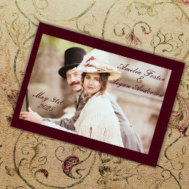 Viktorianische Hochzeit von Texten und Rahmen Gästebuch