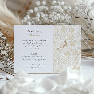 Viktorianische Hochzeitskarte Begleitkarte