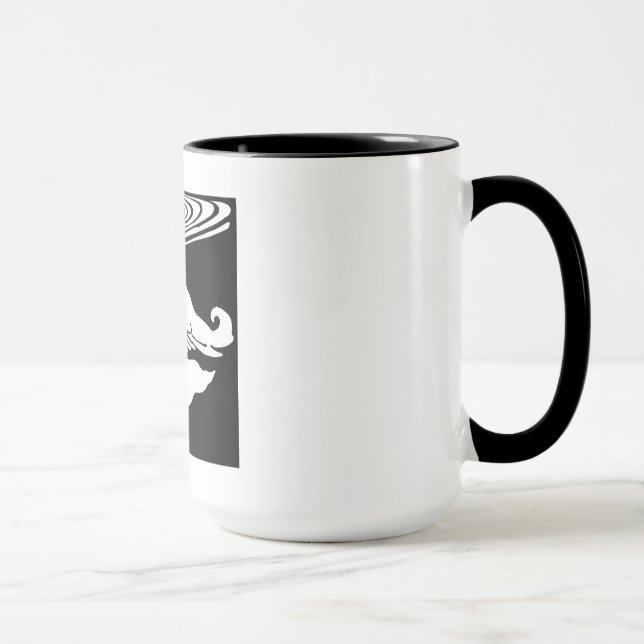 Viktorianische Holzfällerenten auf Tasse (Rechts)