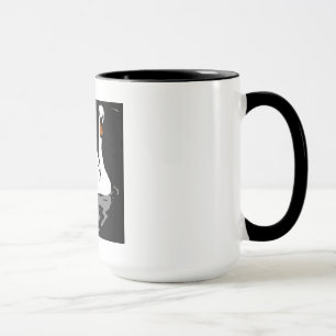 Viktorianische Holzschnitt-Schwäne auf Tasse