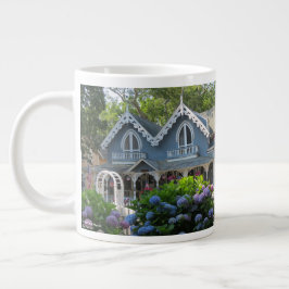 Viktorianische Hütte in Blue - Martha's Vineyard Jumbo-Tasse