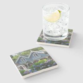 Viktorianische Hütte in Blue - Martha's Vineyard Steinuntersetzer