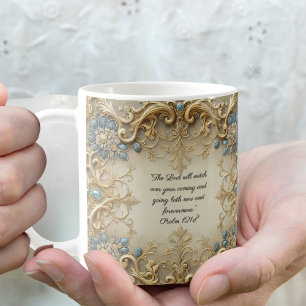 Viktorianische individuell anpassbare Bibelversion Kaffeetasse