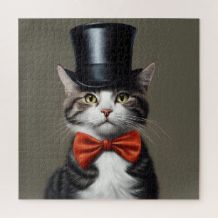 Viktorianische Katze Puzzle