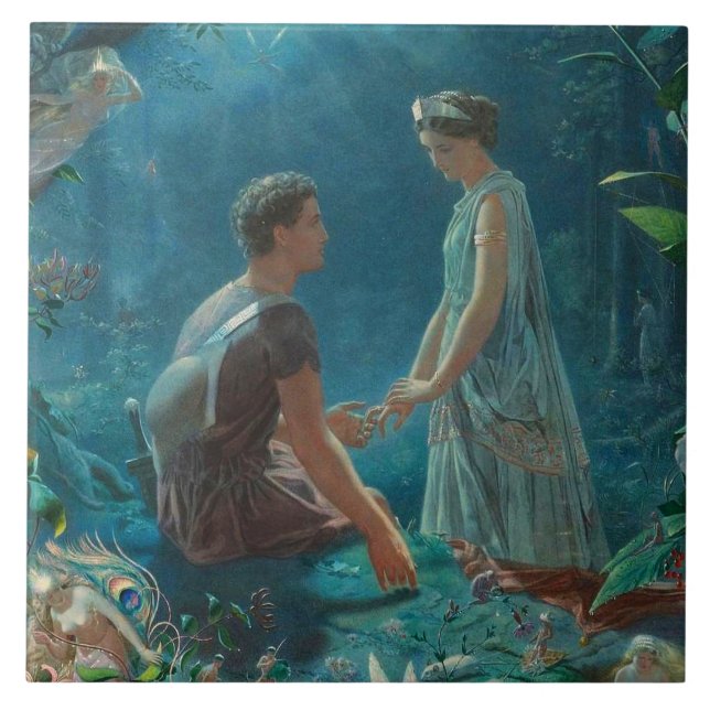 Viktorianische Keramik Fliese (Vorderseite)