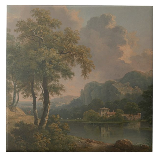 Viktorianische Keramik Fliese (Vorderseite)