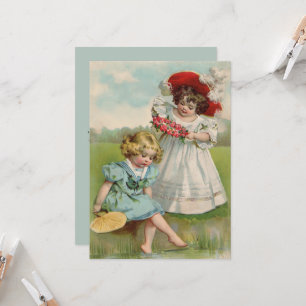 Viktorianische Kinder Einladung