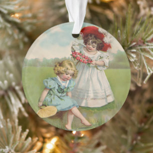 Viktorianische Kinder Ornament