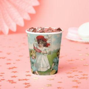 Viktorianische Kinder Pappbecher