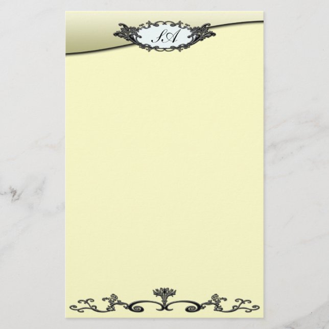Viktorianische Kleider Briefpapier (Vorderseite)