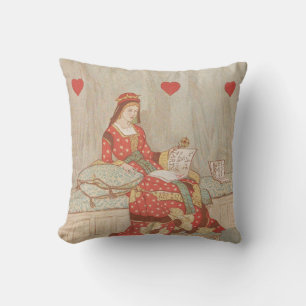 Viktorianische Königin von Herzen1900's Valentine Kissen