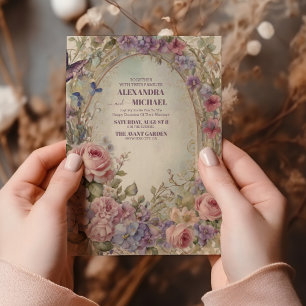 Viktorianische Königliche Hochzeit Einladung