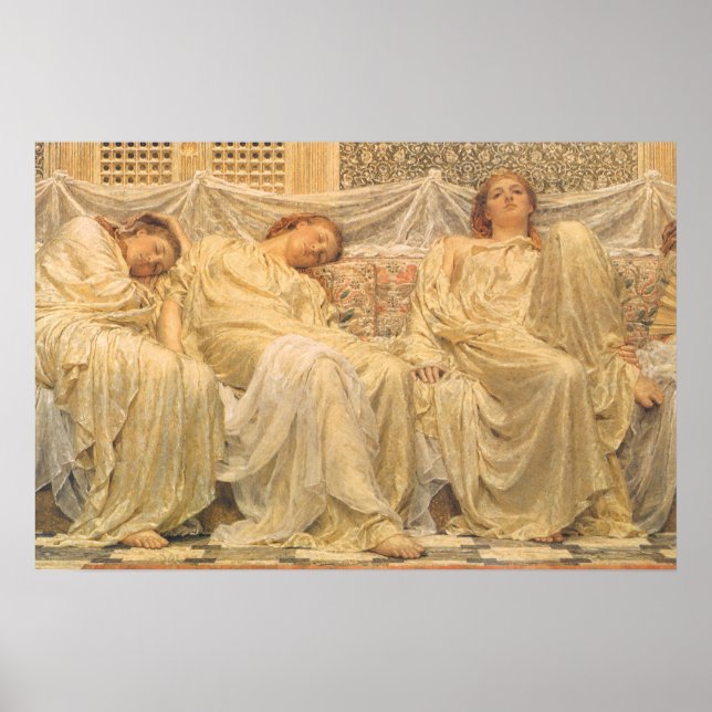 Viktorianische Kunst, Träume von Albert Joseph Moo Poster (Vorne)
