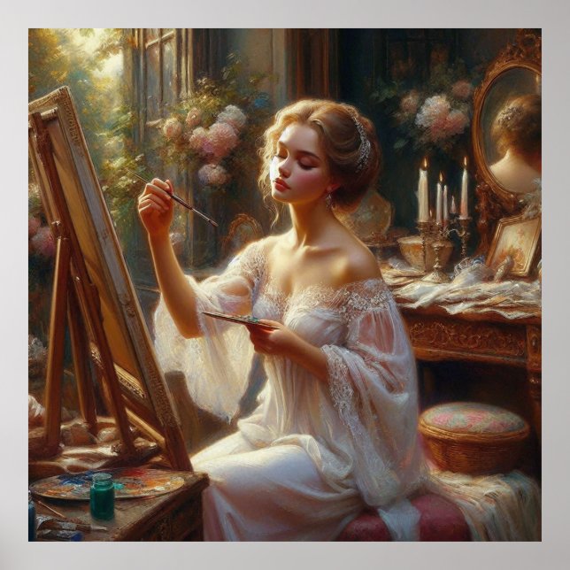 Viktorianische Künstlerin Poster (Vorne)
