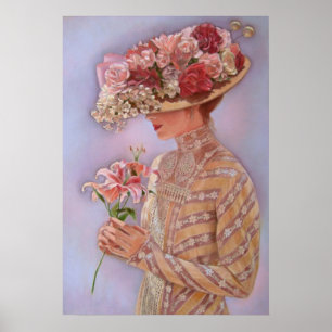 Viktorianische Lady Jessica Poster