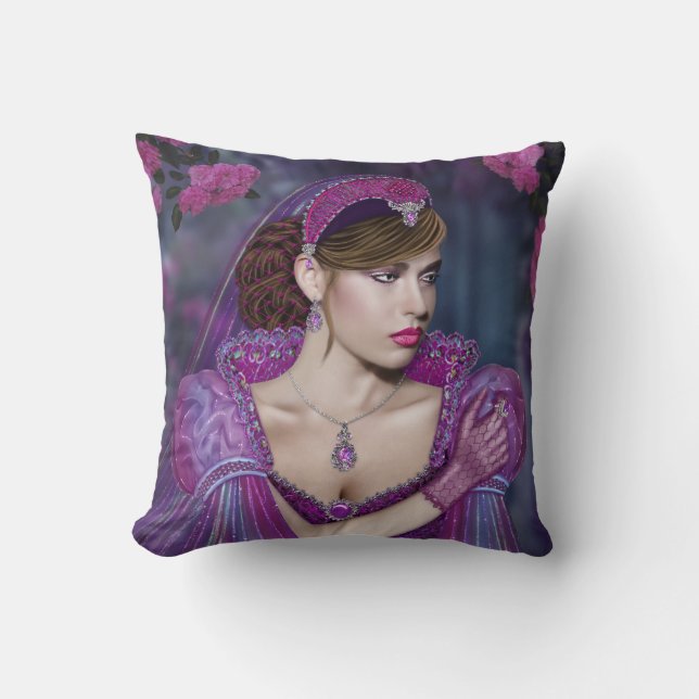 Viktorianische Lady Kissen (Vorderseite)