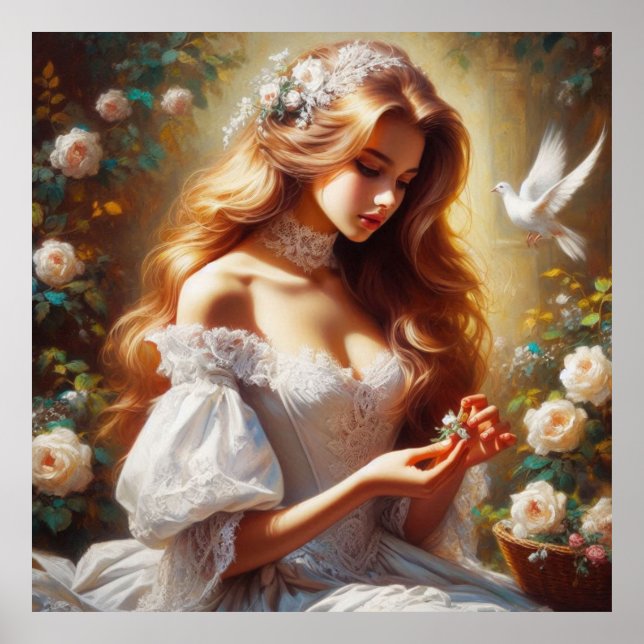 Viktorianische Lady Poster (Vorne)