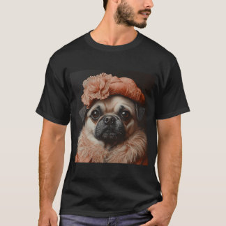 Viktorianische Lady Pug - Hübsche kleine Lady Pug  T-Shirt