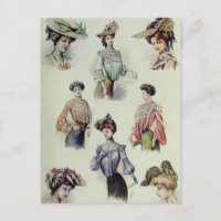 Viktorianische Lady - Vintage französische Mode -