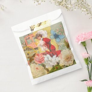 Viktorianische Lady Woman Fun Carriage Geschenktütchen